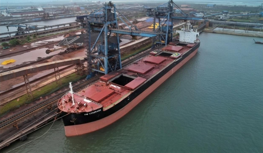 Bulk Cargo Loading Operations at Paradeep Port